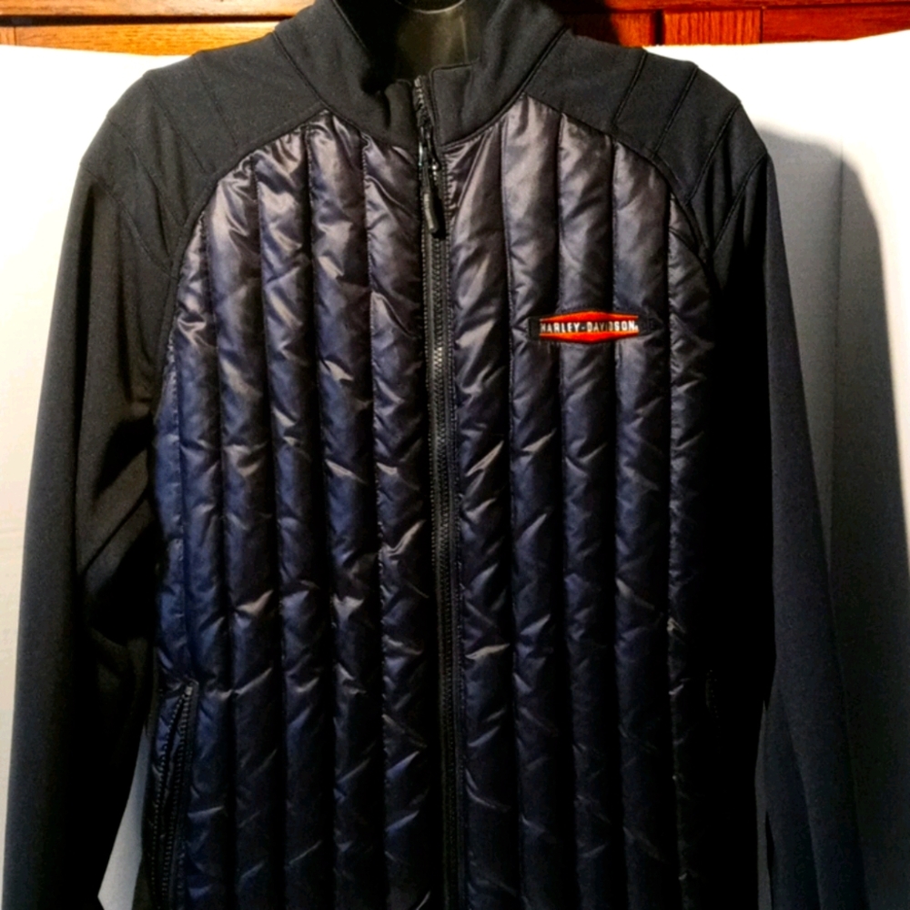 Harley-Davidson® Mens Gear Wheel Packable Down Jacket